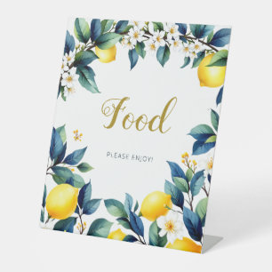 Ciao Baby Citroen Amalfi Citrus Baby Shower Eetwar Reclamebord Met Voetstuk