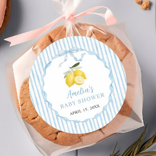 Ciao Baby Citroen Thema Baby Shower Ronde Sticker