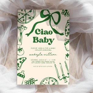 Ciao Baby Invitation Fantaisiste pour Baby Shower