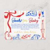 Ciao Baby Italiaans Bambino HandDrawn Boeken voor Informatiekaartje (Voorkant)