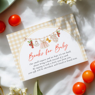 Ciao Baby Italiaanse Baby Shower Boeken voor Baby Informatiekaartje