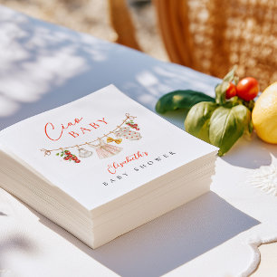 Ciao Baby Italiaanse Baby Shower Servet