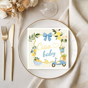 Ciao Baby Italiaanse Citroen Feestservetjes Servet