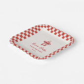 Ciao Baby Italiaanse Pizza Baby Shower Papieren Bordje (Gebogen)