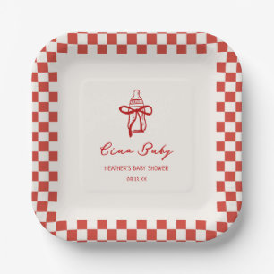 Ciao Baby Italiaanse Pizza Baby Shower Papieren Bordje