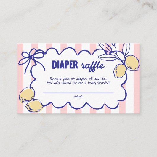 CIAO BABY Lemon Mediterraan Luiergeweer Informatiekaartje (Voorkant)