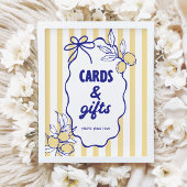 CIAO BABY Lemon Mediterrane Kaarten & Geschenken T Poster