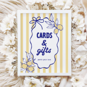 CIAO BABY Lemon Mediterrane Kaarten & Geschenken T Poster