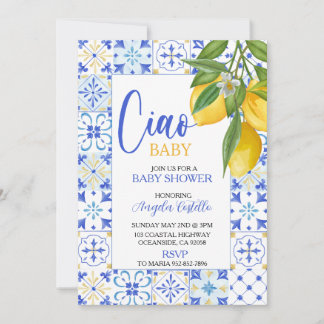 Ciao Baby Shower Amalfi Coast Citroen  Kaart