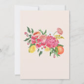 Ciao Baby shower Flower Invitation  (Dos)