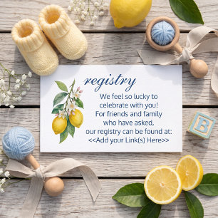 Ciao Baby Shower Registratie Insteekkaart Advieskaart
