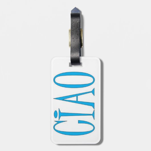 Ciao Bagagelabel (Achterkant verticaal)