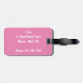 Ciao-Bagagelabel Bagagelabel (Achterkant horizontaal)