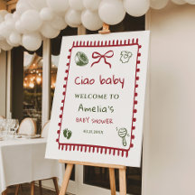 Ciao Bambino doodle bébé grossesse Baby Shower