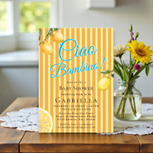 Ciao Bambino Gele Streep Citroen Baby Shower Uitno