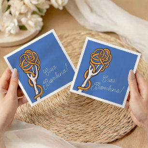 Ciao Bambino Italiaanse Pasta Zomer Baby Shower Servet