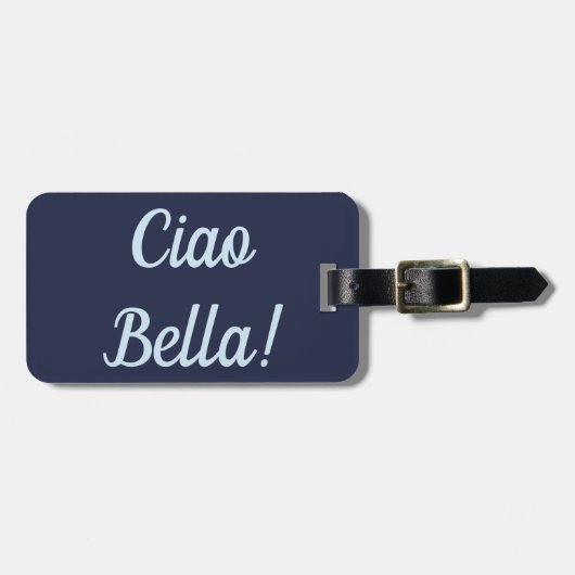 Ciao Bella Bagagelabel (Voorkant horizontaal)