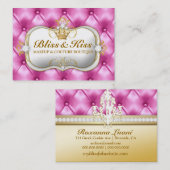 Ciao Bella Bliss Pink Tuft Visitekaartje (Voorkant / Achterkant)