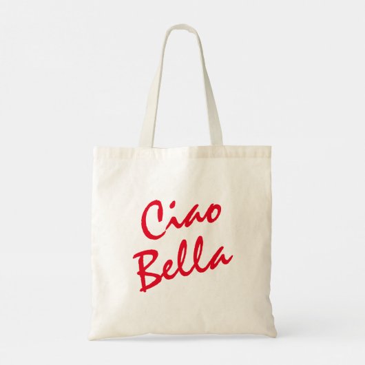 Ciao Bella Canvas tas (Achterkant)