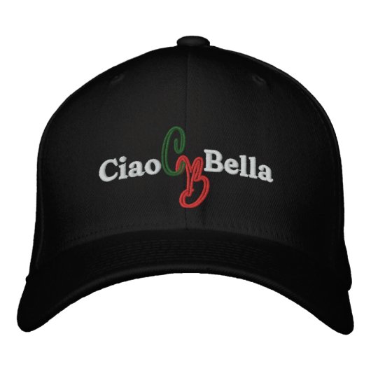 Ciao Bella Casquette brodé (Devant)