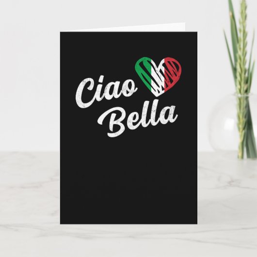 Ciao Bella Hallo Beauful Italië Kaart (Voorkant)