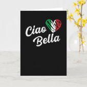 Ciao Bella Hallo Beauful Italië Kaart (Gele Bloem)