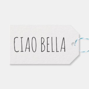 Ciao bella Hi mooi Cadeaulabel