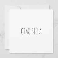 Ciao bella Hoi mooi birthday