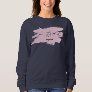 Ciao Bella Italiaans Brush Stroke Sweatshirt