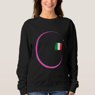 Ciao Bella Italiaanse citaat en vlag voor Italië Trui