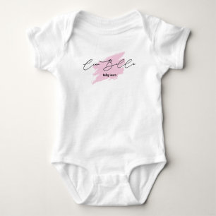Ciao Bella Italian Brush Stroke Baby Naam T-shirt