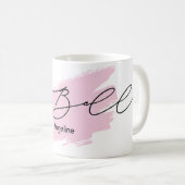 Ciao Bella Italienne Brush Strog Nom Mug (Devant droit)