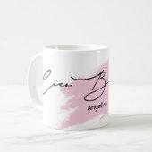 Ciao Bella Italienne Brush Strog Nom Mug (Devant gauche)