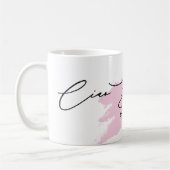 Ciao Bella Italienne Brush Strog Nom Mug (Gauche)