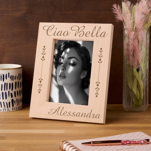 Ciao Bella Personalized Gegraveerde Lijstjes