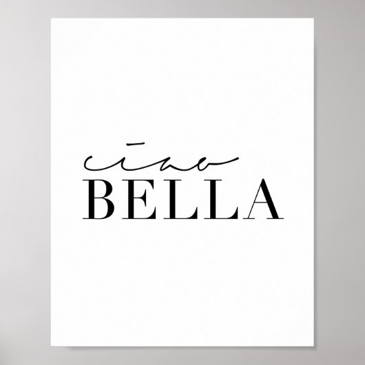Ciao Bella Poster (Voorkant)