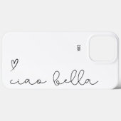 Ciao Bella | Script avec coque iphone cardiaque (Verso (horizontal))
