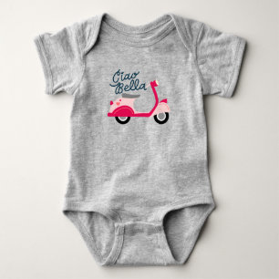 Ciao Bella Vespa Scooter Baby Romper