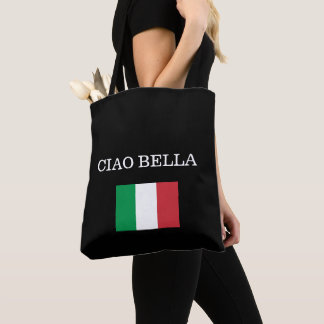 CIAO BELLA Zwart Italië Vlag Draagtas
