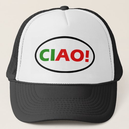 Ciao ! Casquette ovale (Devant)