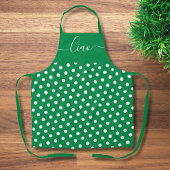 Ciao - groen wit schort