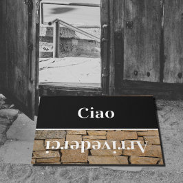 Ciao - groeten in het Italiaans nr. 5 Doormat Deurmat