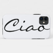 Ciao hallo Italiaanse grappige hipster trendy mode Case-Mate iPhone Case (Achterkant (horizontaal))