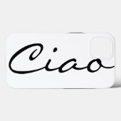 Ciao hallo Italiaanse grappige hipster trendy mode Case-Mate iPhone Case (Achterkant (horizontaal))