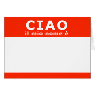 CIAO il mio nome e