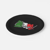 Ciao. - Italiaanse en Europese Venetië Scooter en Papieren Bordje (Gekanteld)