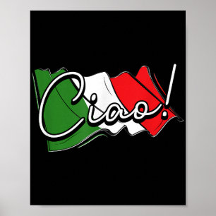 Ciao. - Italiaanse en Europese Venetië Scooter en  Poster