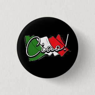 Ciao. - Italiaanse en Europese Venetië Scooter en  Ronde Button 3,2 Cm