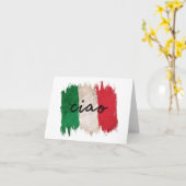 Ciao, Italiaanstalige groet Kaart (Gele Bloem)