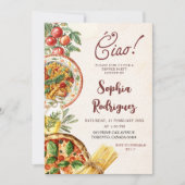 Ciao Italian Dinner Party Invitation (Devant)